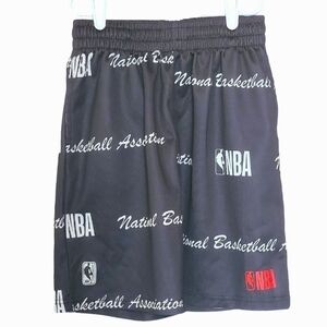 K1046 * NBA Boys Shorts Black/White Size L (14/16)